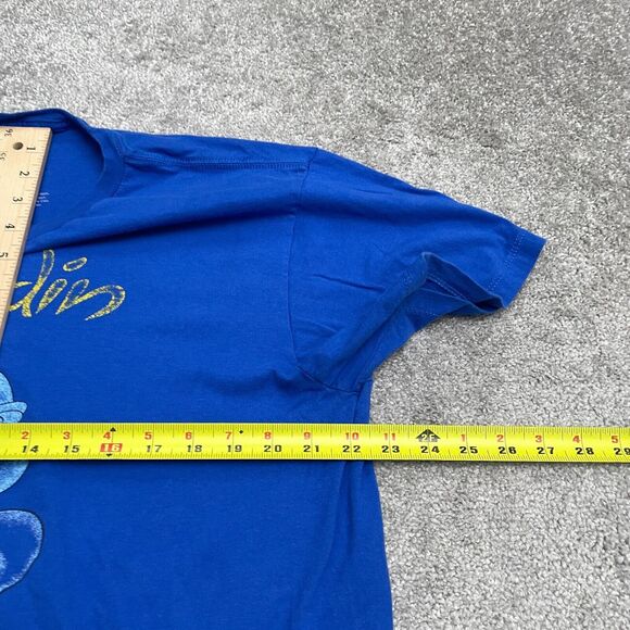 Disney Aladdin Graphic T-Shirt Mens XL Blue Crew Neck Short Sleeve Cotton Tee - Picture 7 of 8